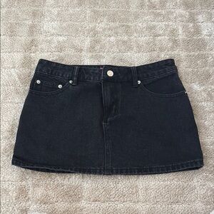 Edikted Black Mini Skirt